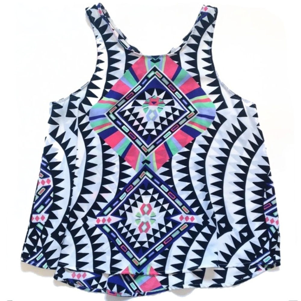 5 for $25: Colorful Patterned Racerback Tank Top